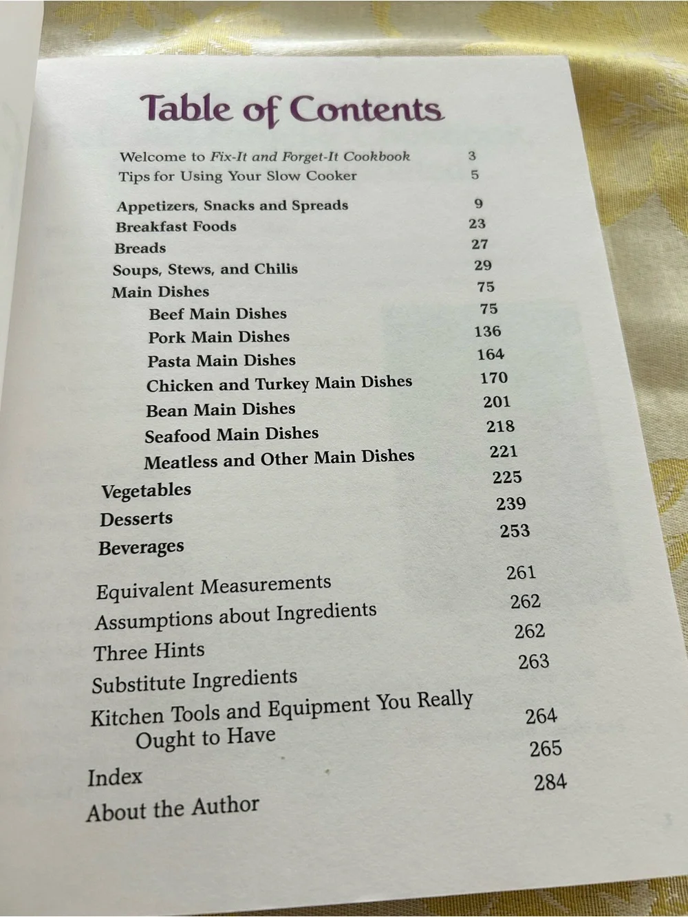 Fix It And Forget It Cookbook